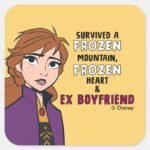Frozen 2 Anna Survived Square Sticker