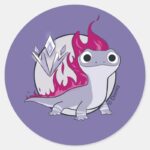 Frozen 2 Bruni Nature Is Magical Classic Round Sticker