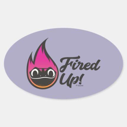 Frozen 2 Bruni Fired Up Oval Sticker