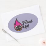Frozen 2 Bruni Fired Up Oval Sticker