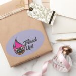 Frozen 2 Bruni Fired Up Oval Sticker