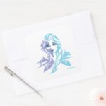 Frozen 2 Elsa Frozen Reign Square Sticker