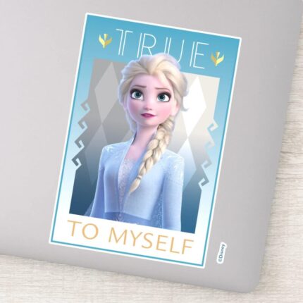 Frozen 2 Elsa True To Myself Sticker