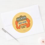 Frozen 2 Oaken Big Summer Blowout Beard Classic Round Sticker