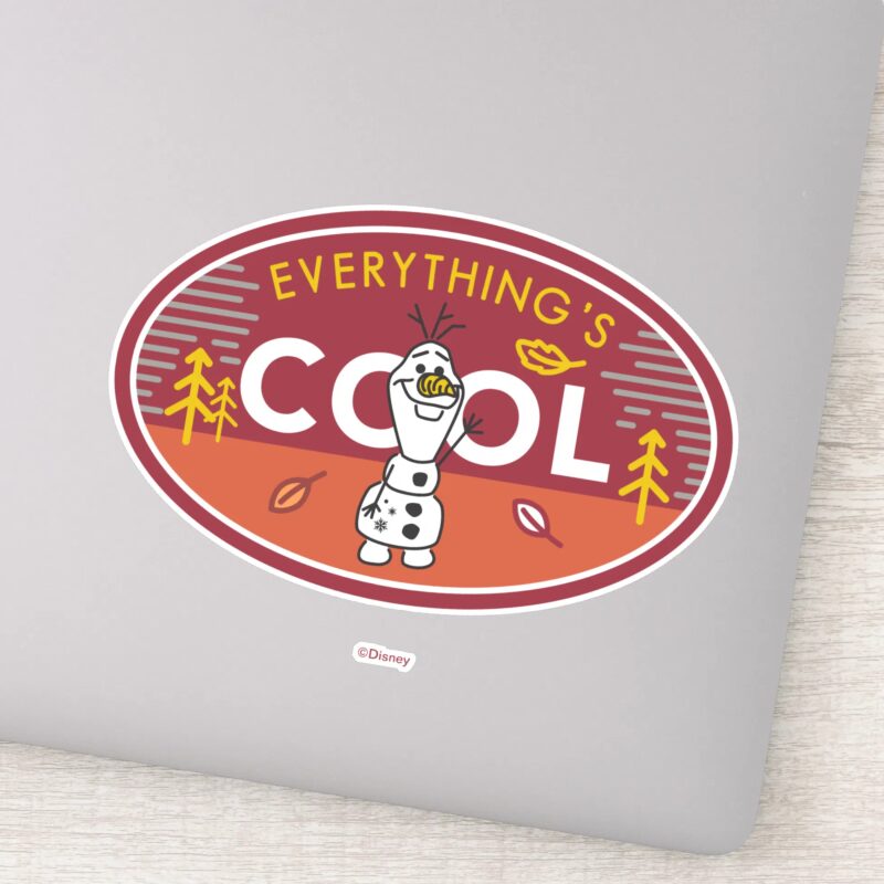 Frozen 2 Olaf Everythings Cool Sticker