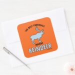 Frozen 2 The Best Proposals Involve Reindeer Square Sticker