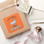 Frozen 2 The Best Proposals Involve Reindeer Square Sticker