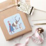 Frozen Listen To Your Heart Square Sticker