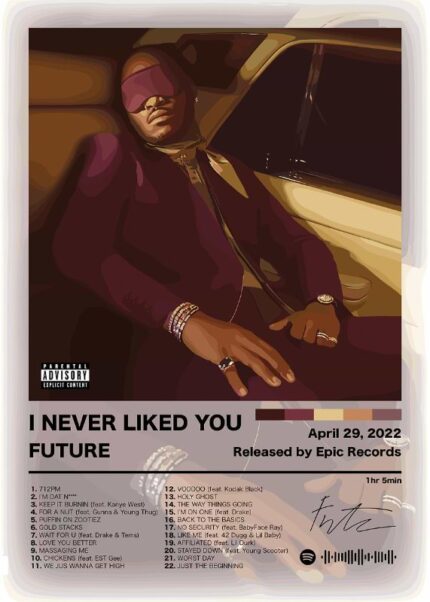 Future I Never Liked You Music Poster