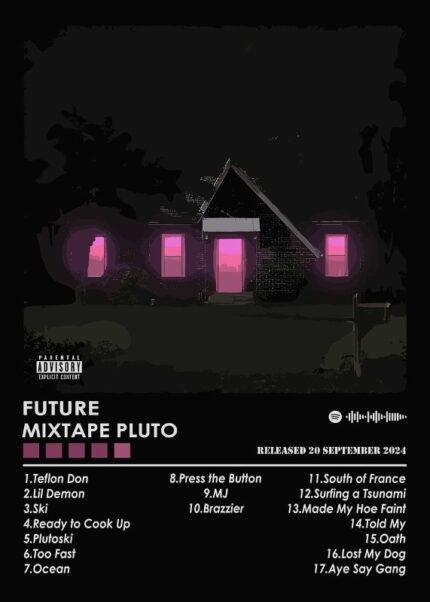 Future Mixtape Pluto Music Poster