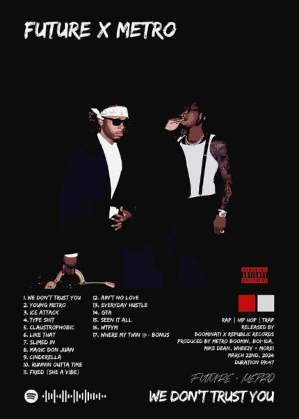 Future And Metro Boomin Album Music Poster