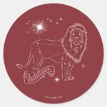 GRYFFINDOR™ Constellation Graphic Classic Round Sticker