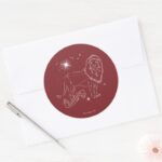 GRYFFINDOR™ Constellation Graphic Classic Round Sticker