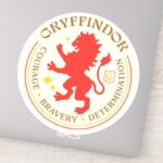 GRYFFINDOR™ Red Lion House Pride Badge Sticker