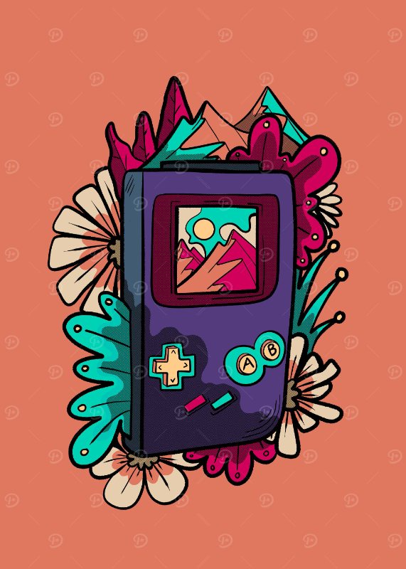 Gaming Nature Spring Vibes Poster