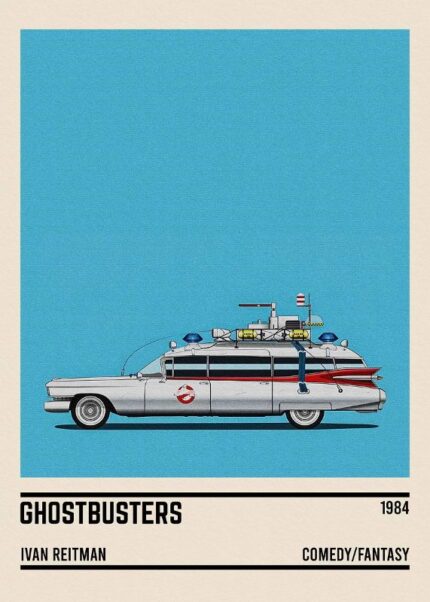 Ghost Busters Car Movie Poster