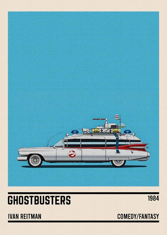Ghost Busters Car Movie Poster