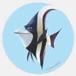 Gill 1 Classic Round Sticker