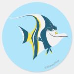 Gill 2 Classic Round Sticker