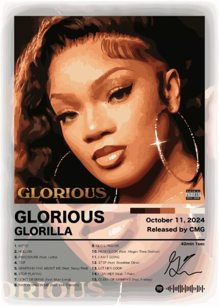 GloRilla Glorious Music Poster
