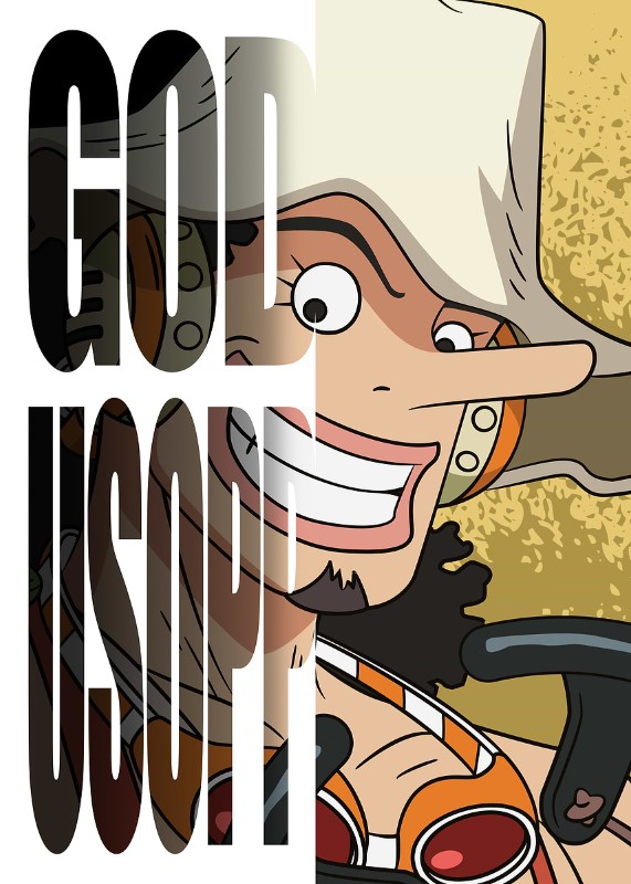 God Usopp One Piece Poster
