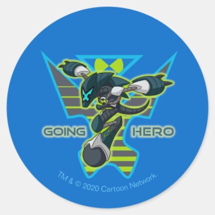 Going Hero Omni Kix XLR8 Classic Round Sticker