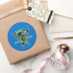 Going Hero Omni Kix XLR8 Classic Round Sticker