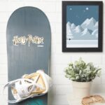 Gold Harry Potter Logo Sticker