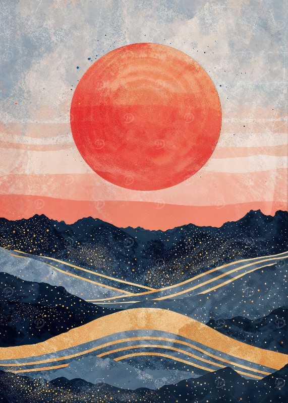 Golden Nightfall Poster