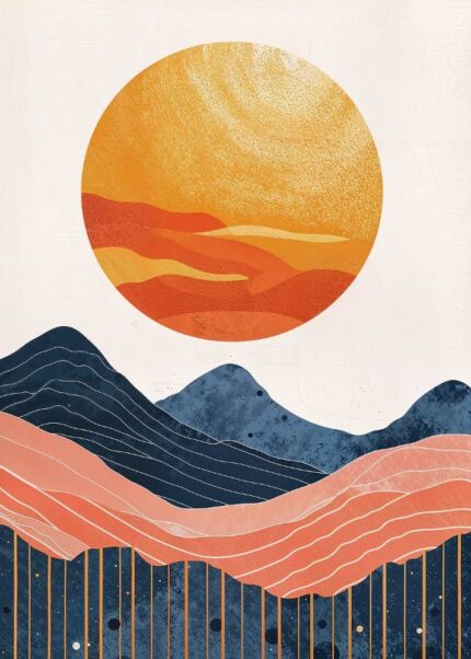 Golden Solitude Poster