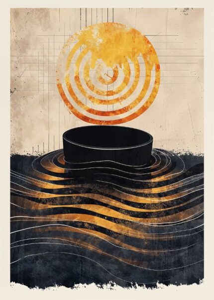 Golden Solstice Poster