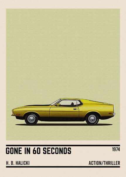 Gone In 60 Seconds Car Poster