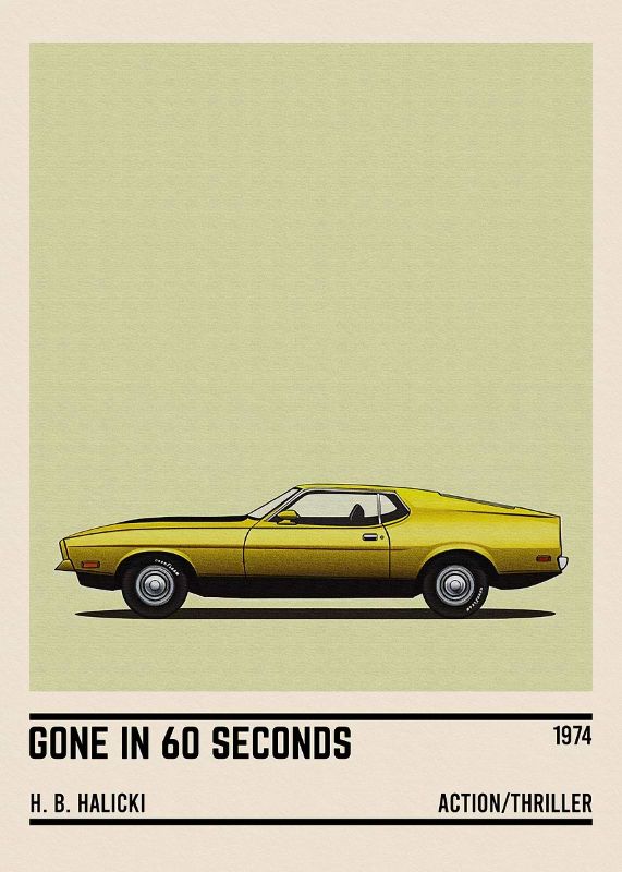 Gone In 60 Seconds Car Poster