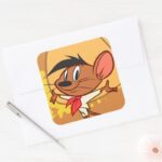 Gonzales Arms Out Square Sticker