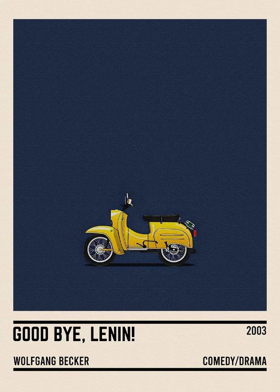 Good Bye Lenin Motorcycle Poster