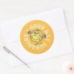 Good Day Little Miss Sunshine Classic Round Sticker