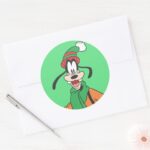 Goofy Classic Round Sticker