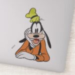 Goofy Hand On Chin Sticker