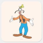 Goofy Hands Wide Square Sticker