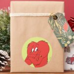 Gossamer Posing Color Classic Round Sticker