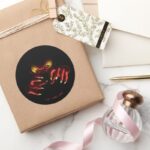 Gossamer Reaching Out Of The Shadows Classic Round Sticker