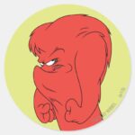 Gossamer Scheming Color Classic Round Sticker