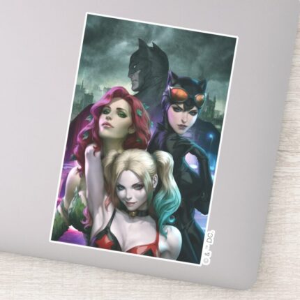 Gotham City Sirens 1000 Comic Cover Variant Sticker