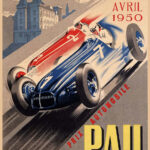 Grand Prix Automobile PAU 10 Avril Poster