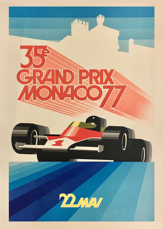 Grand Prix Monaco 22 Mai Poster