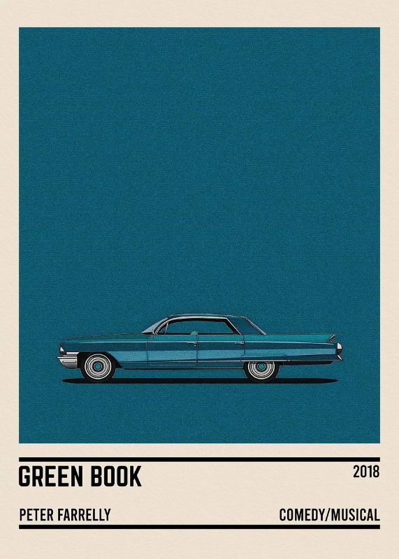 Green Book Car Movie Poster