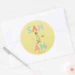 Green Eggs And Ham Sam I Am Classic Round Sticker
