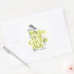 Green Eggs And Ham Would Not Could Not Classic Round Sticker