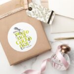 Green Eggs And Ham Would Not Could Not Classic Round Sticker