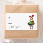 Grinch Cindy Lou Who Christmas To From Label